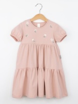 Платье для девочки Baby Boom С266/1-К Бежевая пудра
