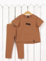 Комплект для девочки Baby Boom КД554/2-К Индийский загар Мишка