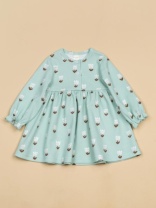 Платье для девочки Baby Boom С243/1-И Тюльпаны на нефрите я710
