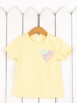 Футболка для девочки Baby Boom Ф156/1-К Светло-жёлтый
