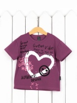 Футболка для девочки Baby Boom Ф106/3-К Виноград Б117