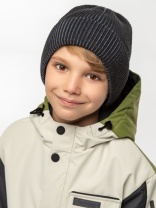 Шапка для мальчика NIKASTYLE 11м11125 Черный джинс