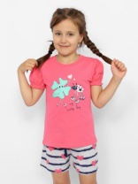 Комплект для девочки CWKG 90153-25 Малиновый