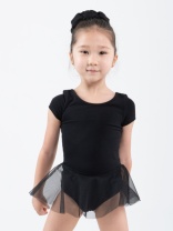Купальник гимнастический для девочки CAJG 40022-22 Черный
