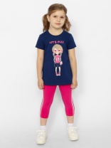 Комплект для девочки CWKG 90150-41 Темно-синий