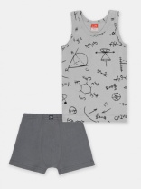 Комплект для мальчика CSKB 30037-23 Серый