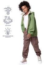 Брюки софтшелл детские NIKASTYLE 2л9624 орех Брюки софтшелл детские NIKASTYLE 2л9624 орех