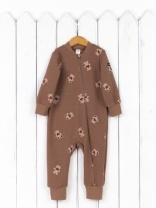 Комбинезон на манжете Baby Boom К301/16-К Мишки на кофе я726