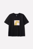 Футболка для девочки КБ 301828 черный к74