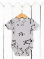 Боди для мальчика Baby Boom Б98/9-К Сафари на сером я736