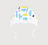 Чепчик для мальчика Crockid К 8037 подводнные лодки на белом