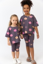 Комплект для девочки Baby Boom КД546/1-К Цветы на фуме