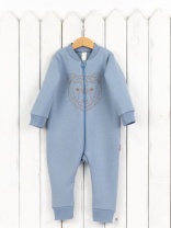 Комбинезон на манжете Baby Boom К376/7-Ф Пыльно-голубой
