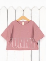 Футболка для девочки Baby Boom Ф159/1-К Пудра