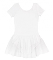 Купальник гимнастический для девочки CAKG 40017-20 Белый