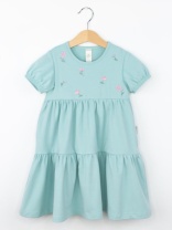 Платье для девочки Baby Boom С266/2-К Мятно-голубой