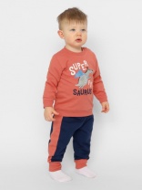 Комплект для мальчика CSNB 90166-32-354 Коричнево-бордовый