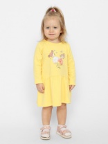 Платье для девочки CSNG 63416-30-347 Желтый