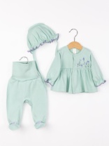 Комплект для девочки Baby Boom КН176/4-И Лаванда + Зеленая пастель я738