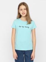 Футболка для девочки CSJG 63482-43-356 Голубой