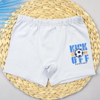 Трусы боксеры для мальчика DR 3360-7901 Серый Kick