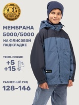 Ветровка для мальчика NIKASTYLE 4л5125 Джинс