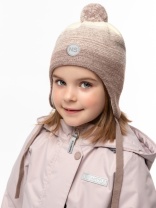 Шапка для девочки NIKASTYLE 11м10225 Молоко Какао