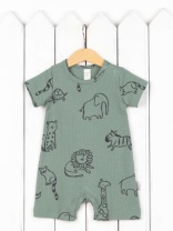 Комбинезон для мальчика Baby Boom К324/8-К Сафари на шалфее я736