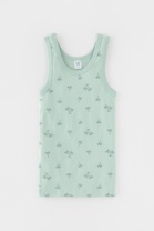 Майка для мальчика Crockid К 1182-2 голубая дымка, пальмы (пальмы)