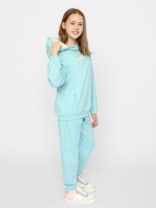 Брюки для девочки CSJG 70349-43-356 Голубой