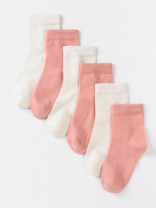 Носки детские Artie 6 пар AR 6-3d000 Розовый Молочный