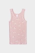 Майка для девочки Crockid К 1181 ромашковое поле на дымчатой розе