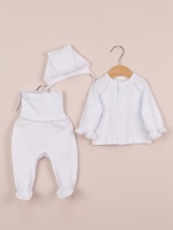 Комплект для девочки Baby Boom КН162/1-И Белый я737