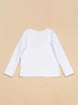 Лонгслив для девочки Baby Boom Ф165/1-К Белый