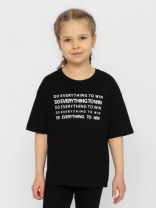 Футболка для девочки CWJG 63617-22 Черный