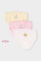 Трусы для девочки Crockid К 1909-3 банановый мусс, нежно-розовый, сахар (сахар)