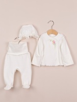 Комплект для девочки Baby Boom КН160/1-И Молоко я737