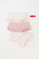Трусы для девочки Crockid К 1964-3 розовый жемчуг, розовый, букетик (перс)