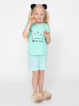 Пижама для девочки CWKG 50146-38 Ментоловый