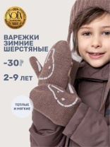 Варежки NIKASTYLE 14з17025 Кофе