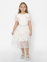 Юбка для девочки CWKG 70406-21 Экрю