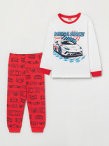 Пижама для мальчика Cherubino CSBB 50021-21 Экрю