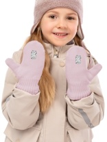 Варежки для девочки NIKASTYLE 14м12025 Пудра