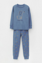 Пижама для мальчика Crockid К 1541 грозовая туча таксы
