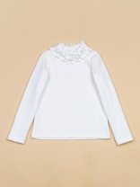 Лонгслив для девочки Baby Boom Ф166/1-К Белый