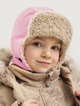 Шапка мембранная утепленная для девочки NIKASTYLE 11з16325 Орхидея