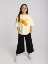 Футболка для девочки Baby Boom Ф172/2-К DTF Апельсин, Банановый мусс