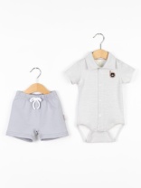 Комплект для мальчика Baby Boom КД599/1 Серый